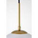 Huntington 1 Light 10 inch Brass Pendant Ceiling Light