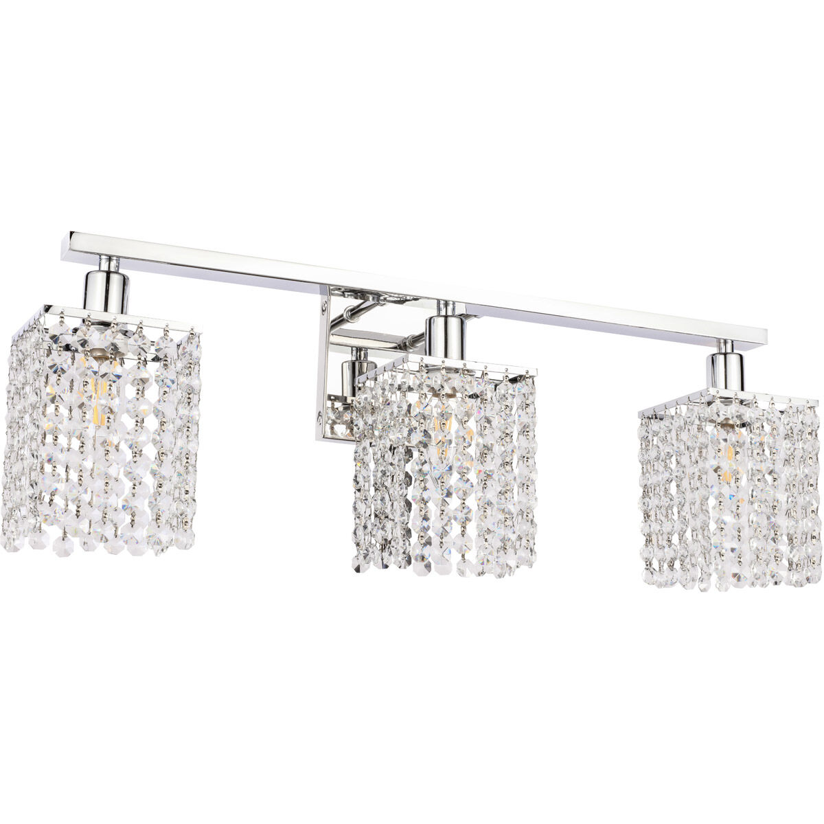 Adams 3 Light 24 inch Chrome Wall sconce Wall Light