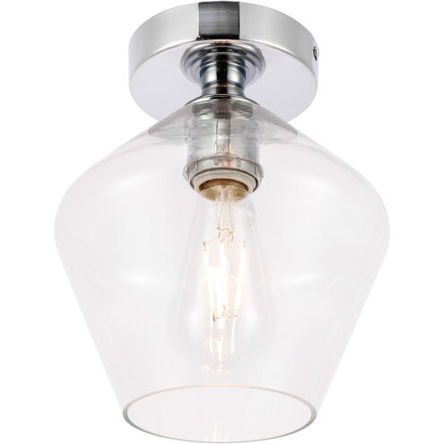 Rochester 1 Light 8 inch Chrome Flush Mount Ceiling Light