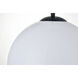 Huntington 1 Light 12 inch Black Pendant Ceiling Light