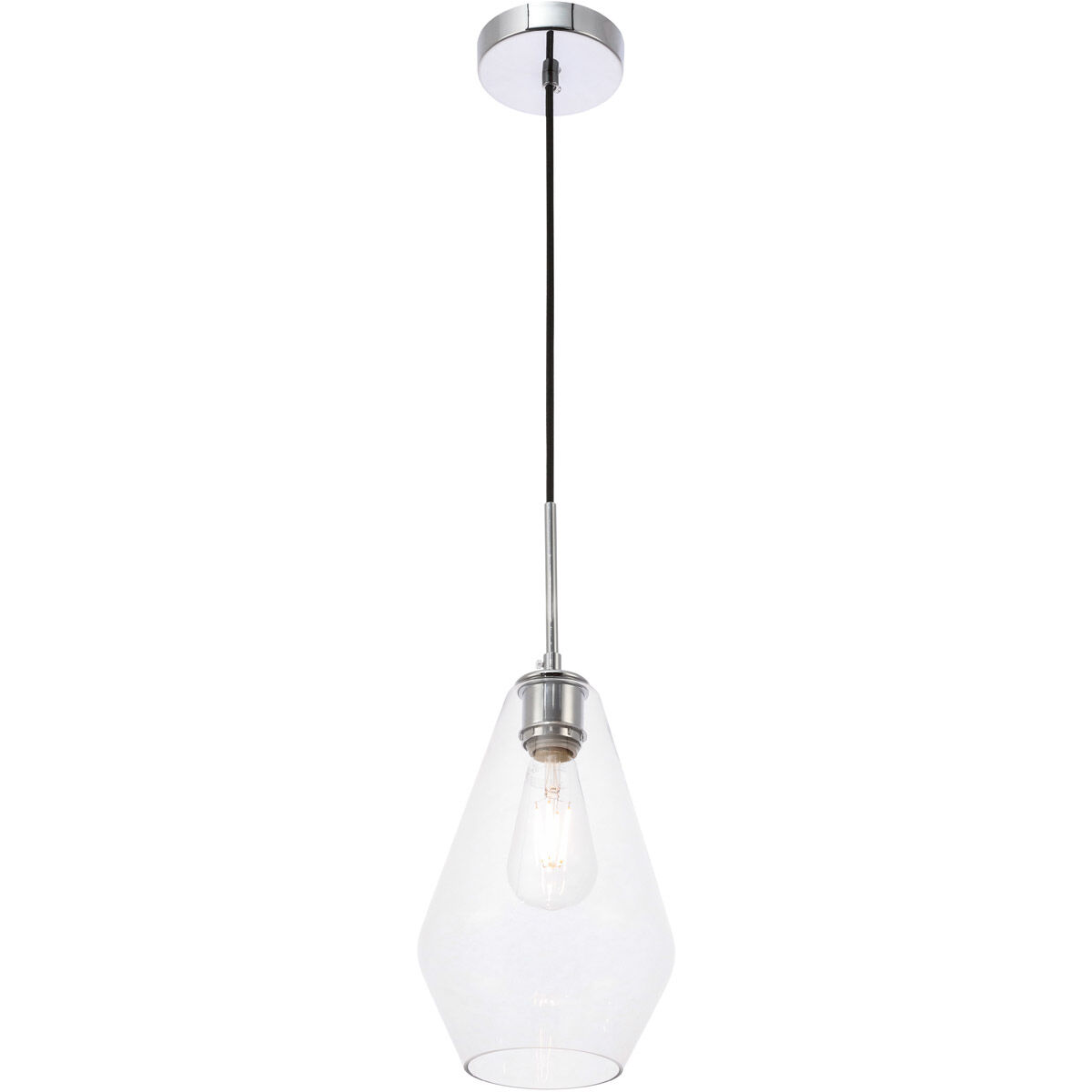 Rochester 1 Light 7 inch Chrome Pendant Ceiling Light
