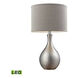 Oakfield 21.5 inch 9.5 watt Chrome Table Lamp Portable Light