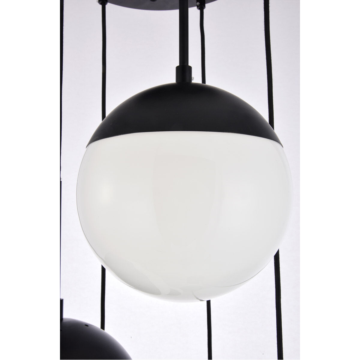 Oyster Bay 5 Light 18 inch Black Pendant Ceiling Light