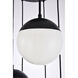 Oyster Bay 5 Light 18 inch Black Pendant Ceiling Light