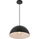 Scotland 1 Light 14 inch Black Pendant Ceiling Light