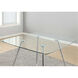 Cumru 40 X 40 inch Clear Dining Table