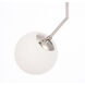 Monroe 2 Light 8 inch Chrome Pendant Ceiling Light