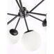 Burnside 9 Light 26 inch Black Pendant Ceiling Light