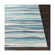 Islip 87 X 63 inch Aqua Rug, Rectangle