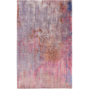 Windsor 36 X 24 inch Dark Purple/Medium Gray/Mauve/Navy/Lilac/Camel Rugs, Wool