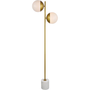Oyster Bay 63 inch 40 watt Brass Floor Lamp Portable Light