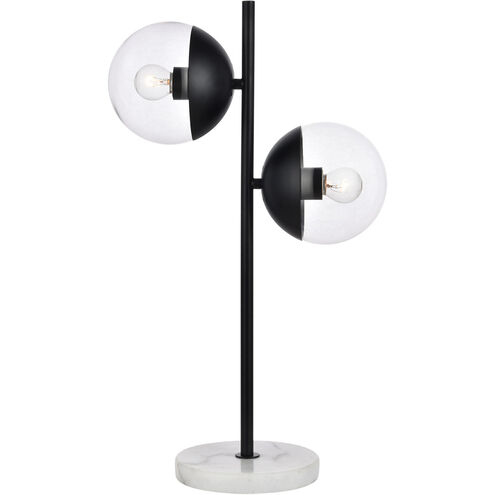 Oyster Bay 23 inch 40 watt Black Table Lamp Portable Light