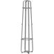 Auburn 72 inch Silver Coat Rack