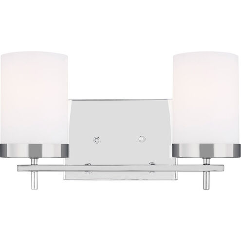 Reading 2 Light 14 inch Chrome Bath Vanity Wall Light