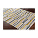 Islip 87 X 63 inch Mustard/Charcoal/Light Gray/Beige/Khaki/Taupe Rugs, Rectangle