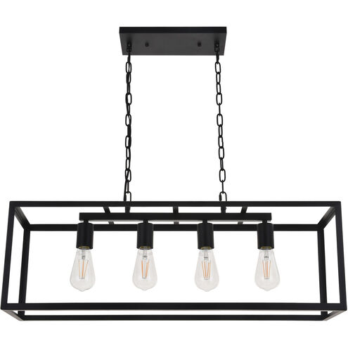 Coatesville 4 Light 9.4 inch Black Pendant Ceiling Light