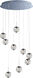 Sidney 9 Light 21.75 inch Polished Chrome Multi-Light Pendant Ceiling Light