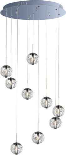Sidney 9 Light 21.75 inch Polished Chrome Multi-Light Pendant Ceiling Light