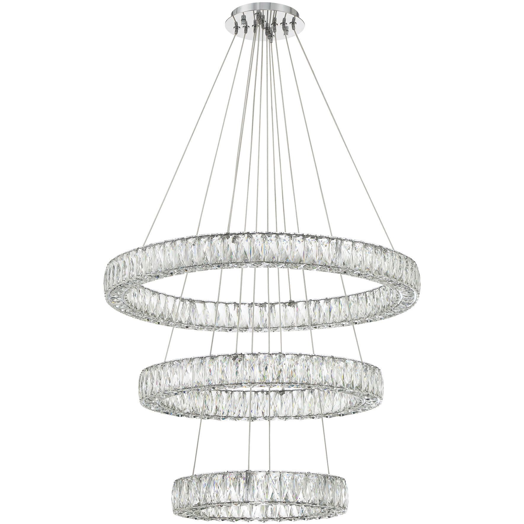Dickinson 1 Light 32 inch Chrome Pendant Ceiling Light