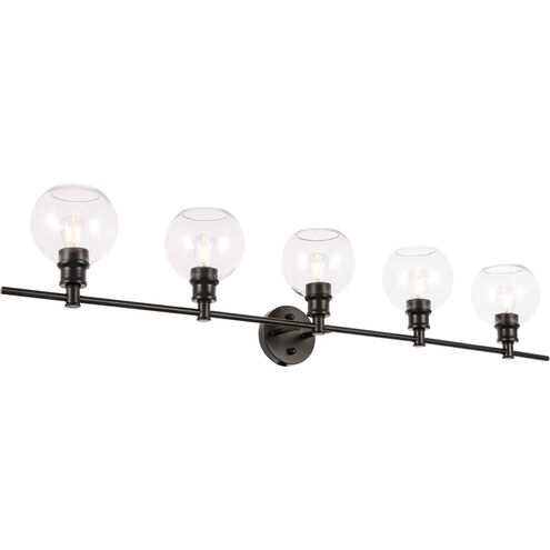 Syracuse 5 Light 47 inch Black Wall sconce Wall Light