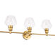 Rochester 3 Light 28 inch Brass Wall sconce Wall Light