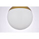 Oyster Bay 1 Light 10 inch Brass Flush Mount Ceiling Light
