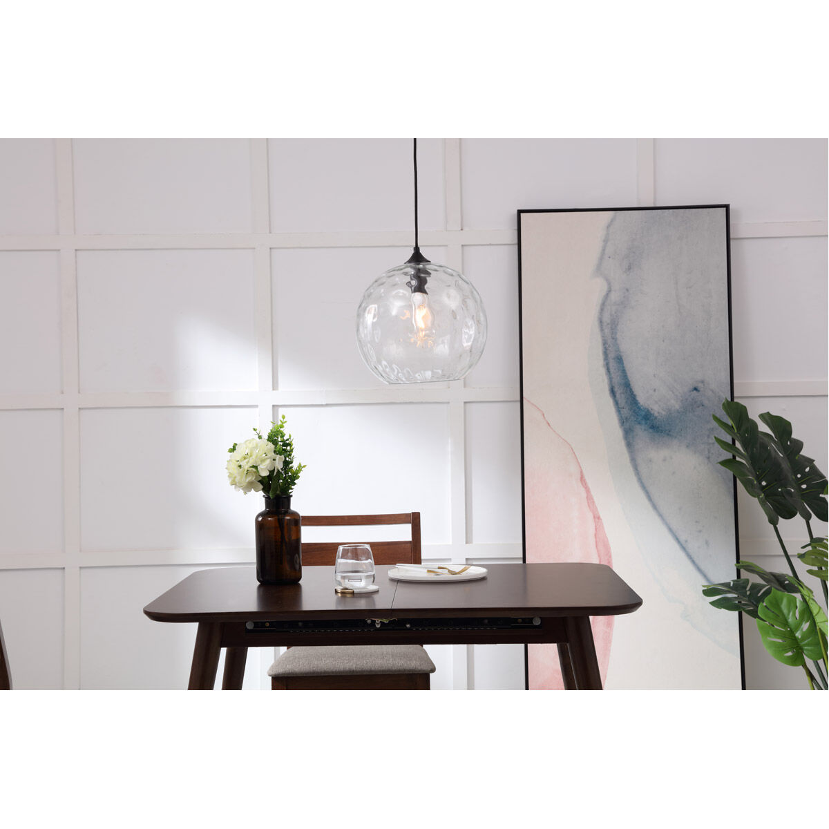 Pittsfield 1 Light 12 inch Black Pendant Ceiling Light