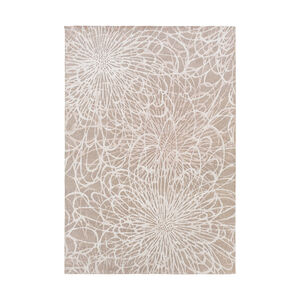 Tredyffrin 72 X 48 inch Taupe/Ivory Rugs, Wool, Bamboo Silk, and Cotton