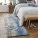 Utica 96 X 30 inch Dark Blue Rug, Runner