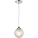 Altoona 1 Light 6 inch Polished Nickel Mini Pendant Ceiling Light