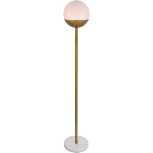 Oyster Bay 62 inch 40 watt Brass Floor Lamp Portable Light