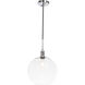 Rensselaer 1 Light 13 inch Chrome Pendant Ceiling Light