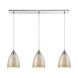 Oneonta 3 Light 36 inch Polished Chrome Mini Pendant Ceiling Light, Linear