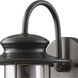 Colesville 1 Light 12 inch Matte Black Outdoor Wall Sconce