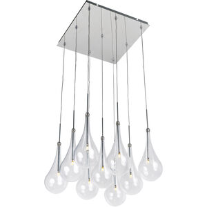 Collier LED 12 inch Polished Chrome Single Pendant Ceiling Light