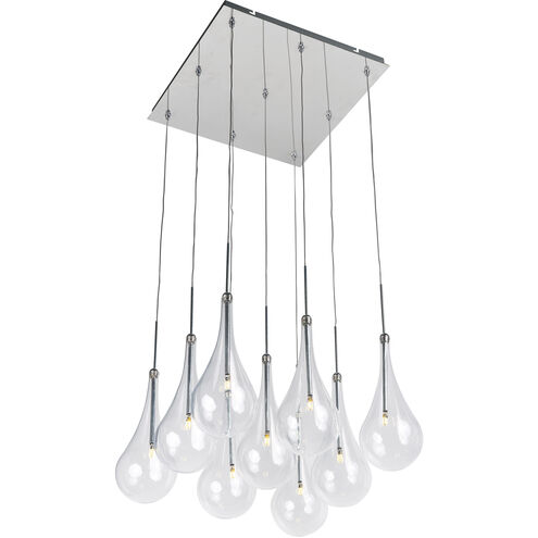 Collier LED 12 inch Polished Chrome Single Pendant Ceiling Light