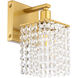 Adams 1 Light 5 inch Brass Wall sconce Wall Light