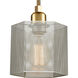 Arcadia 1 Light 6 inch Satin Brass Mini Pendant Ceiling Light