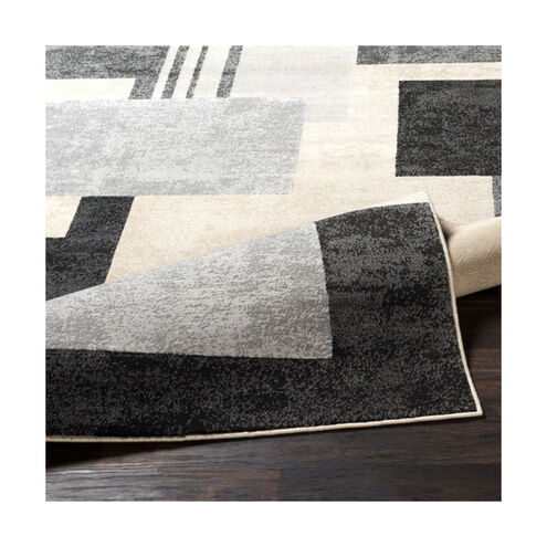 Islip 87 X 63 inch Black/Light Gray/Taupe/Beige/Khaki Rugs, Rectangle