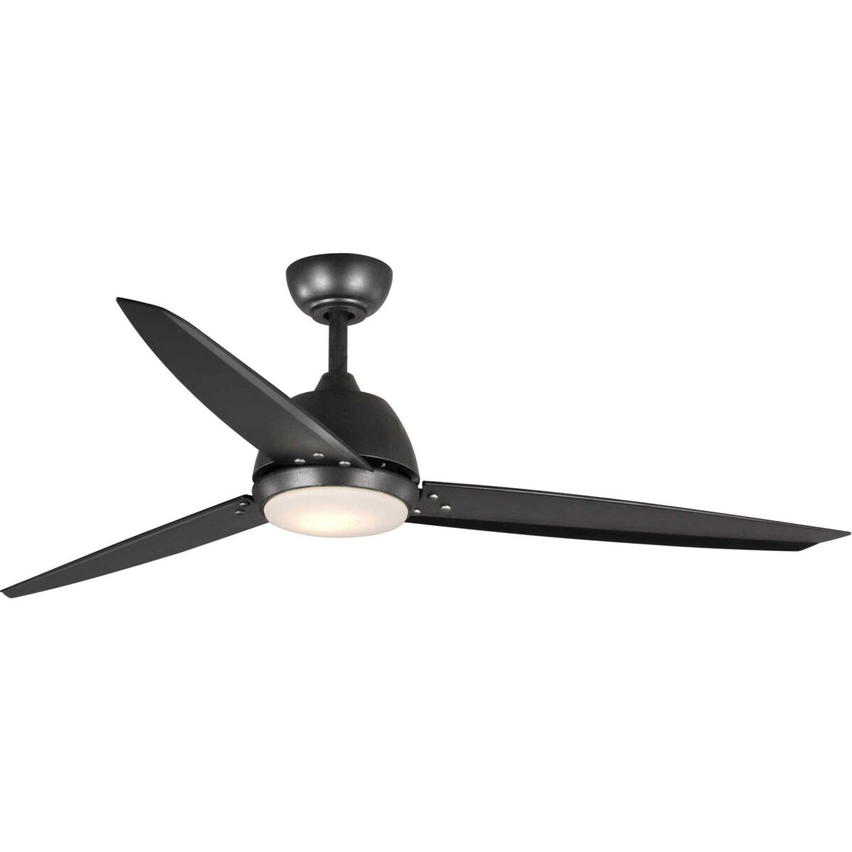 Ripley 60 inch Black Ceiling Fan, Progress LED