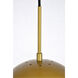 Oyster Bay 1 Light 10 inch Brass Pendant Ceiling Light
