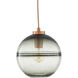 Arnold 1 Light 10 inch Gray and Bronze Pendant Ceiling Light