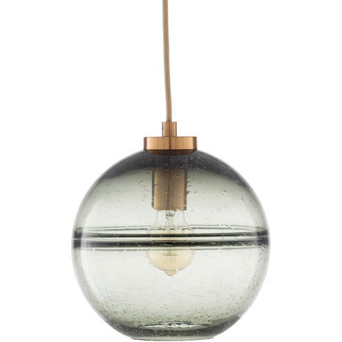 Arnold 1 Light 10 inch Gray and Bronze Pendant Ceiling Light