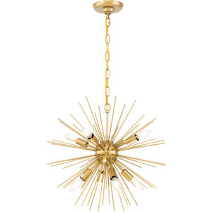 Esopus 8 Light 20 inch Brass Pendant Ceiling Light