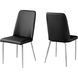 Plymouth Black Dining Chair, 2-Piece Set