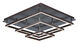 Grafton LED 30 inch Bronze Flush Mount Ceiling Light