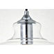 Gwynedd 1 Light 9 inch Chrome Pendant Ceiling Light