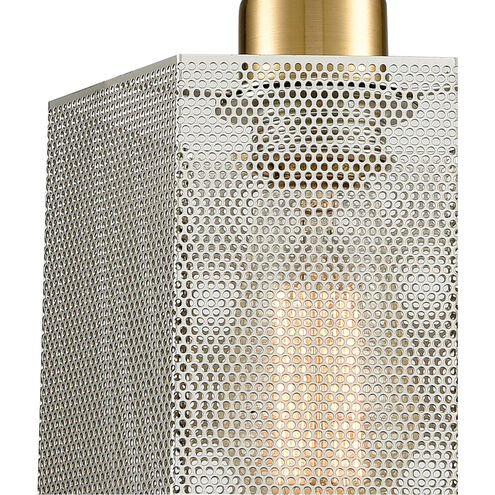 Arcadia 1 Light 6 inch Satin Brass Mini Pendant Ceiling Light