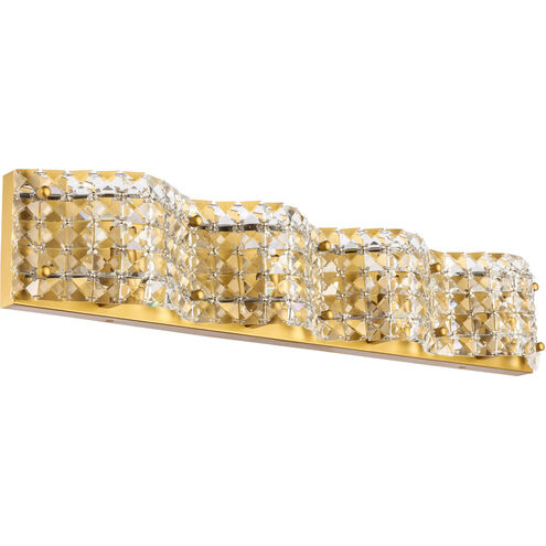 Schuyler 4 Light 27 inch Brass Wall sconce Wall Light