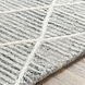 Chester 90 X 60 inch Light Gray Rug, Rectangle